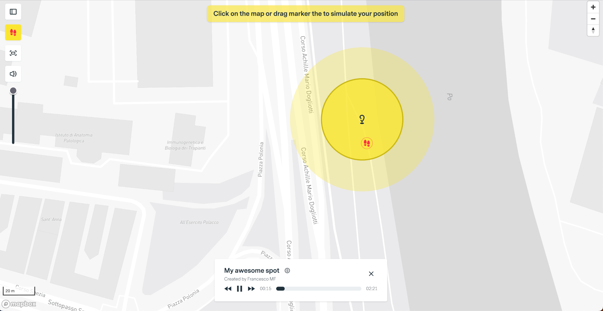simulate position